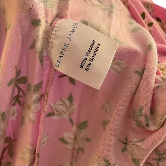 DRAPER JAMES Tammy T Shirt Dress Pink Magnolia - Picture 13 of 16